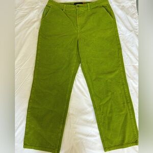 Paterson Wide Leg Green Corduroy Skate Pants size 36